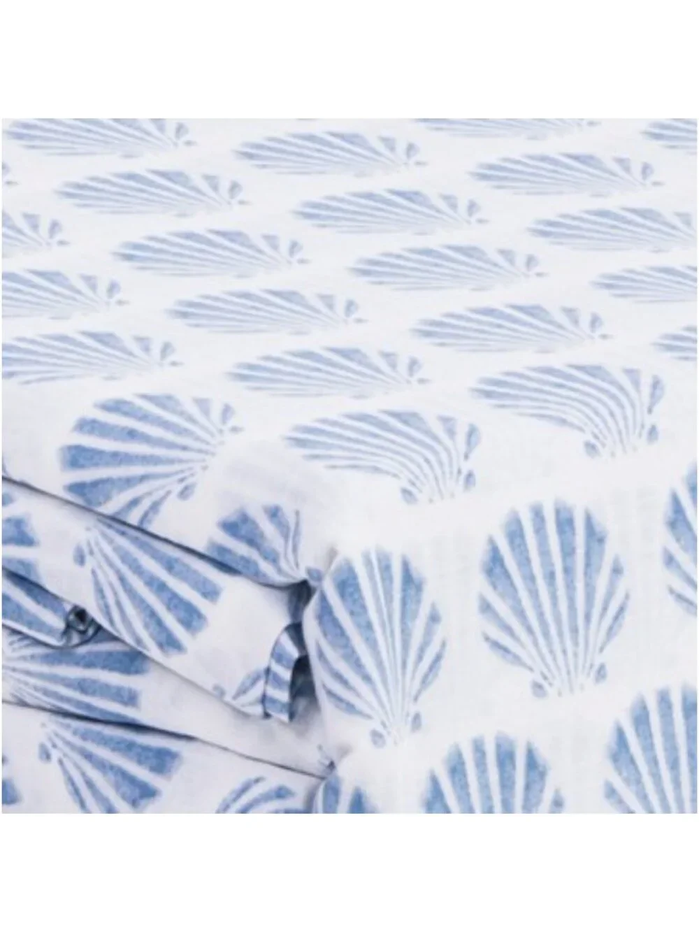 LAURA ASHLEY Cotton Scallop Sheet Set